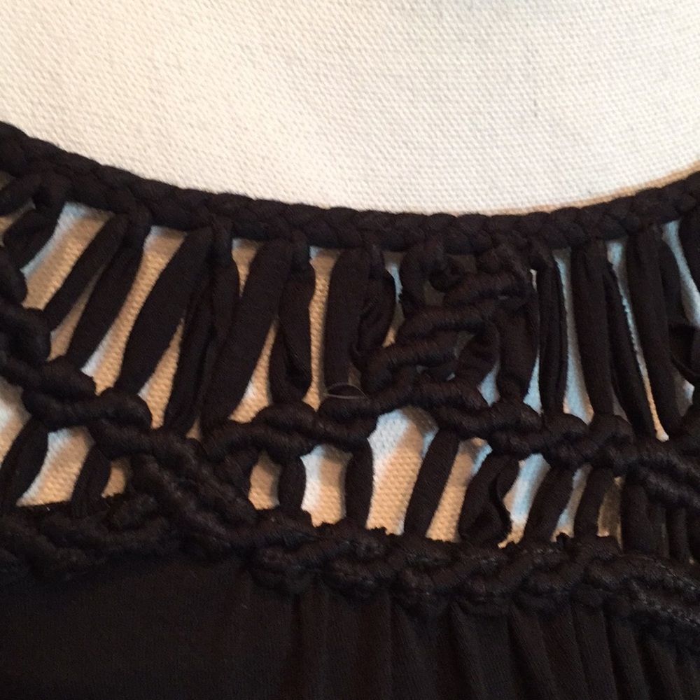 SKY Black Jersey Knit Off Shoulder Jumpsuit NWT - Picture 7 of 8